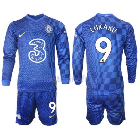Maillot de Foot Chelsea LUKAKU 9 Domicile 2021-22 Manches Longues - Enfant Maillot de Foot Chelsea LUKAKU 9 Domicile 2021-22 Manches Longues - Enfant